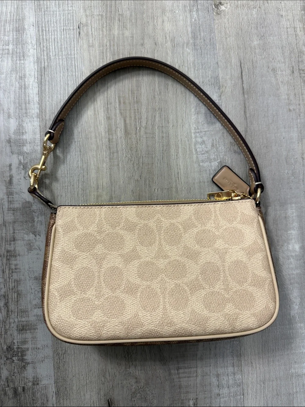 Coach Nolita 19 In Blocked Signature Canvas